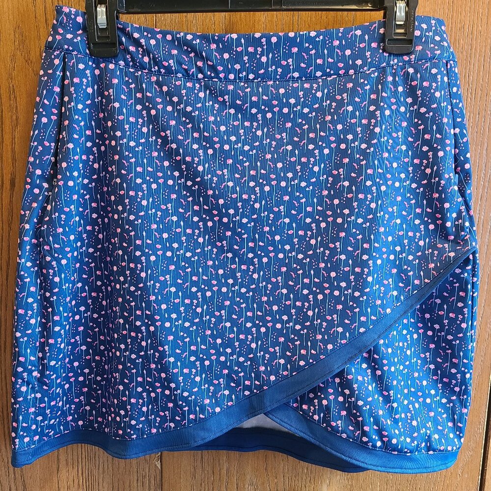 Blue - Pink Sun Protection Golf Skort MED